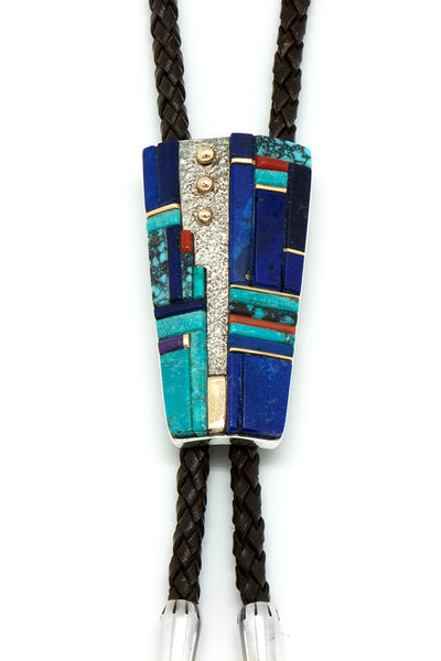 Sterling Silver Inlaid Bolo