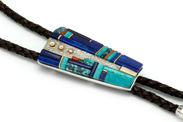 Sterling Silver Inlaid Bolo