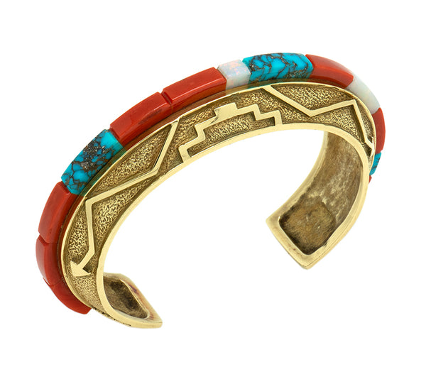 18k Gold Inlaid Bracelet