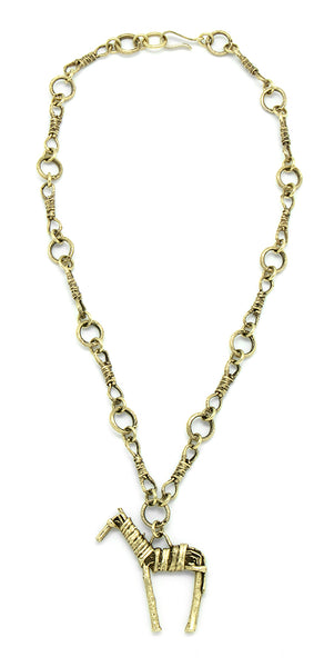 14k Gold Split-Twig Necklace