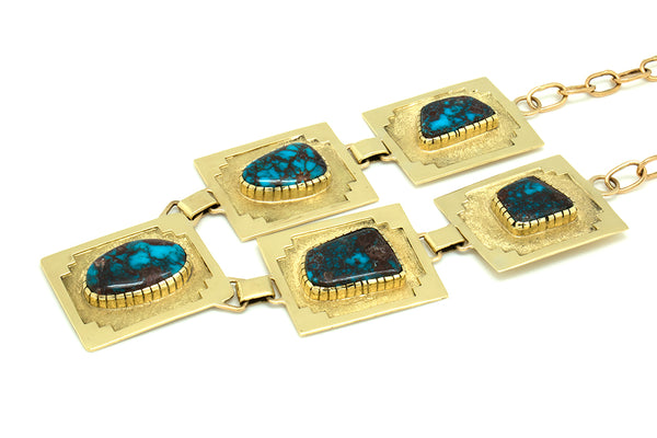 18k Gold Bisbee Necklace
