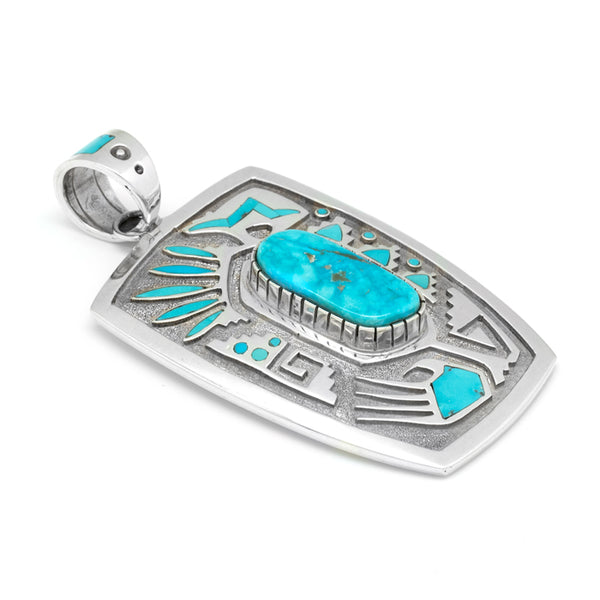 Sterling Silver Turquoise Pendant