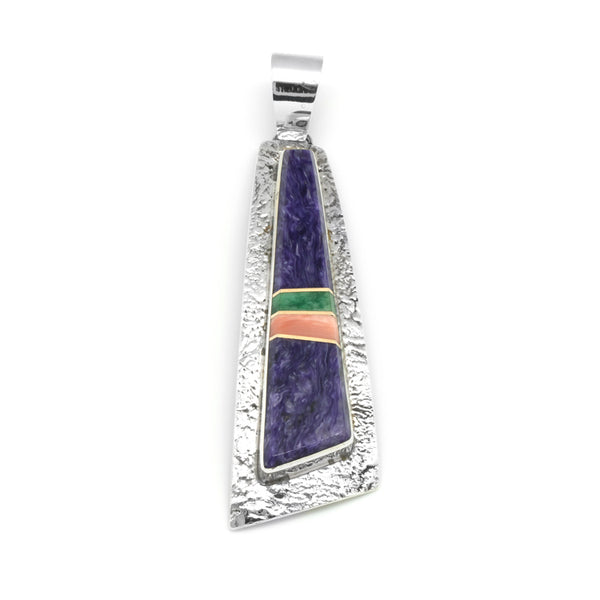Sterling Silver Inlaid Pendant