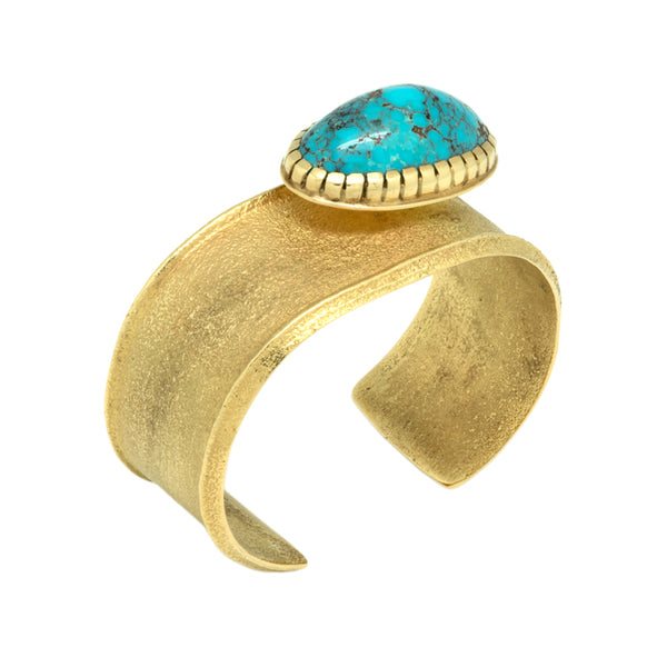 18k Gold Persian Turquoise Bracelet