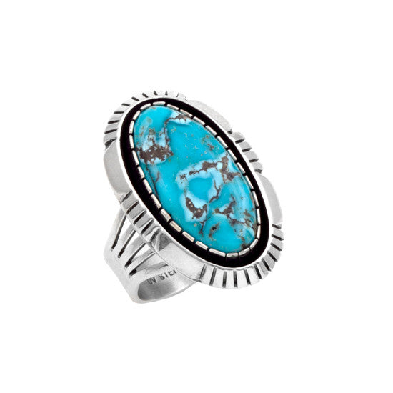Silver Candelaria Turquoise Ring