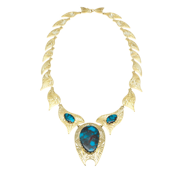 18k Gold High Grade Bisbee Necklace