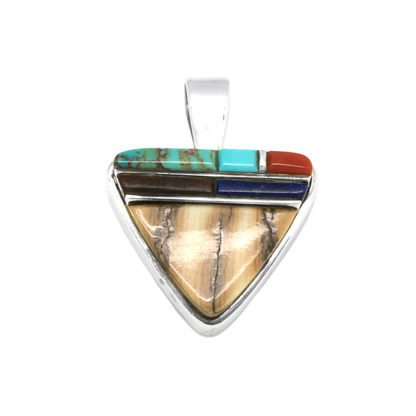 Sterling Silver Inlay Pendant