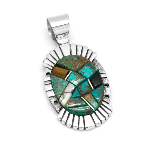 Sterling Silver Royston Turquoise Pendant